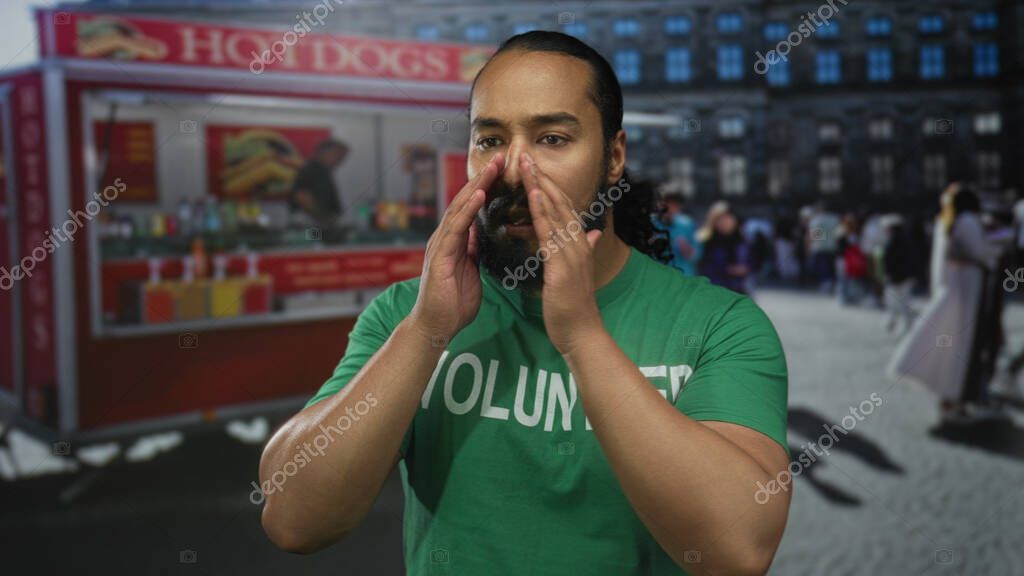 Volunteers wearing PBSVUSA gear at a community event